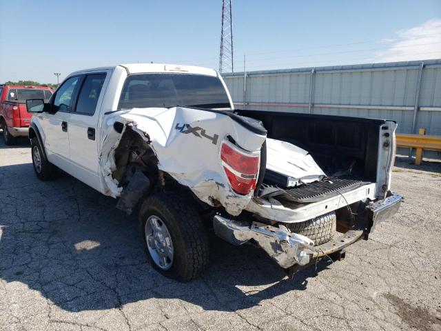 1FTFW1ET6DFD13123 - 2013 FORD F150 SUPER WHITE photo 3