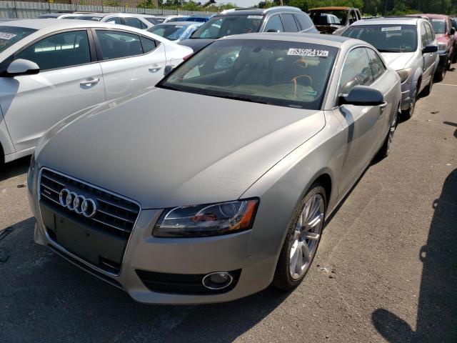 WAUVFAFR2BA022981 - 2011 AUDI A5 PRESTIG GRAY photo 2