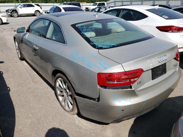 WAUVFAFR2BA022981 - 2011 AUDI A5 PRESTIG GRAY photo 3