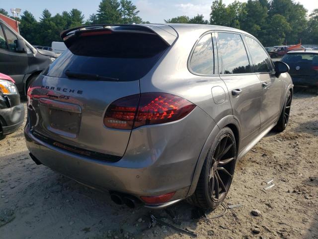 WP1AD2A26ELA74953 - 2014 PORSCHE CAYENNE GT GRAY photo 4