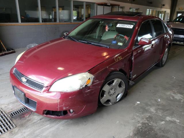 2G1WD58C881248029 - 2008 CHEVROLET IMPALA SUP RED photo 2