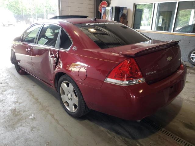 2G1WD58C881248029 - 2008 CHEVROLET IMPALA SUP RED photo 3