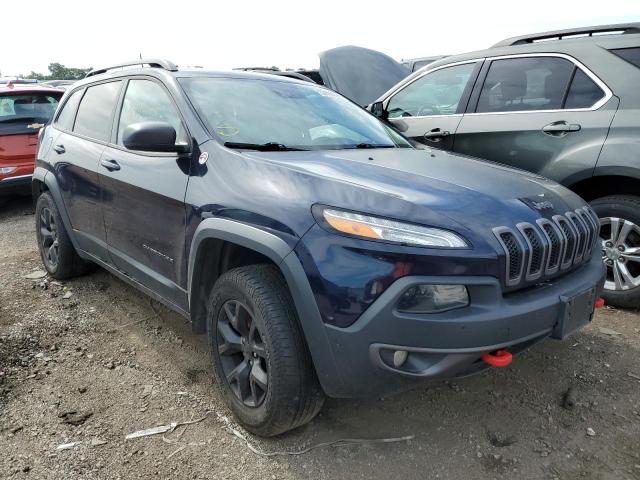 1C4PJMBS2GW312765 - 2016 JEEP CHEROKEE T BLUE photo 1