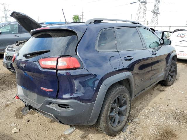 1C4PJMBS2GW312765 - 2016 JEEP CHEROKEE T BLUE photo 4