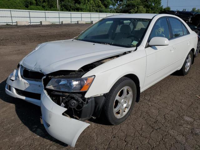 5NPEU46C76H167227 - 2006 HYUNDAI SONATA GLS WHITE photo 2