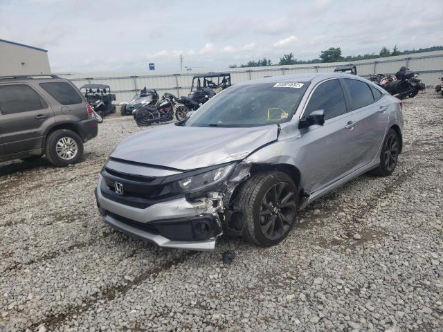 19XFC2F81LE008145 - 2020 HONDA CIVIC SPOR SILVER photo 2