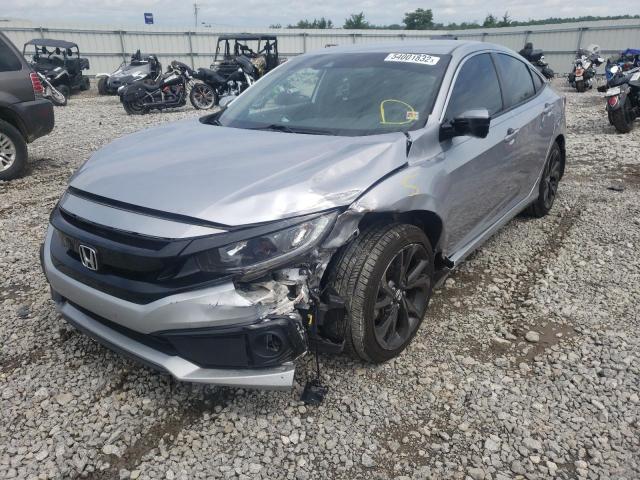 19XFC2F81LE008145 - 2020 HONDA CIVIC SPOR SILVER photo 9