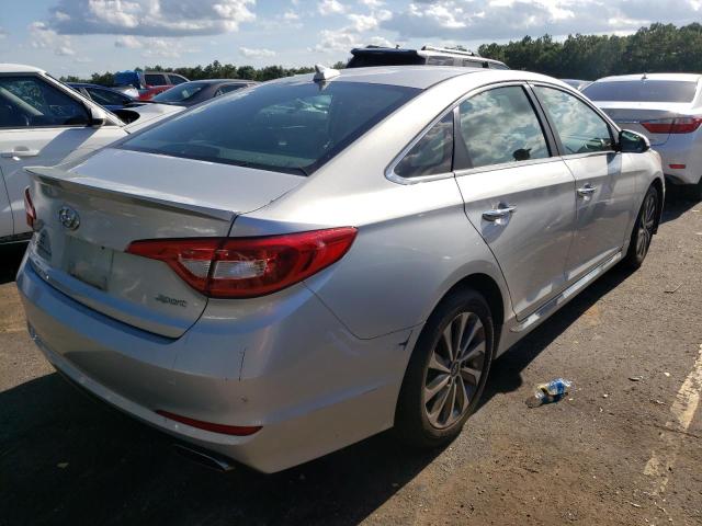 5NPE34AF9HH554160 - 2017 HYUNDAI SONATA SPO SILVER photo 4