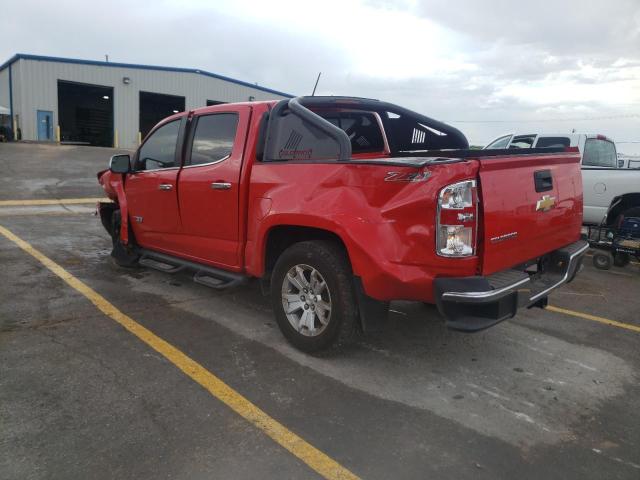 1GCPTCE10G1243899 - 2016 CHEVROLET COLORADO L RED photo 3