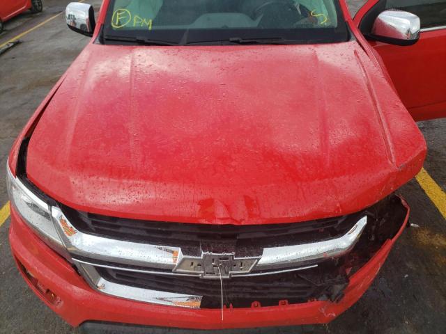 1GCPTCE10G1243899 - 2016 CHEVROLET COLORADO L RED photo 7