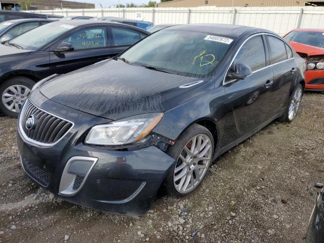 2G4GV5GV5C9135768 - 2012 BUICK REGAL GS Қара фото 2