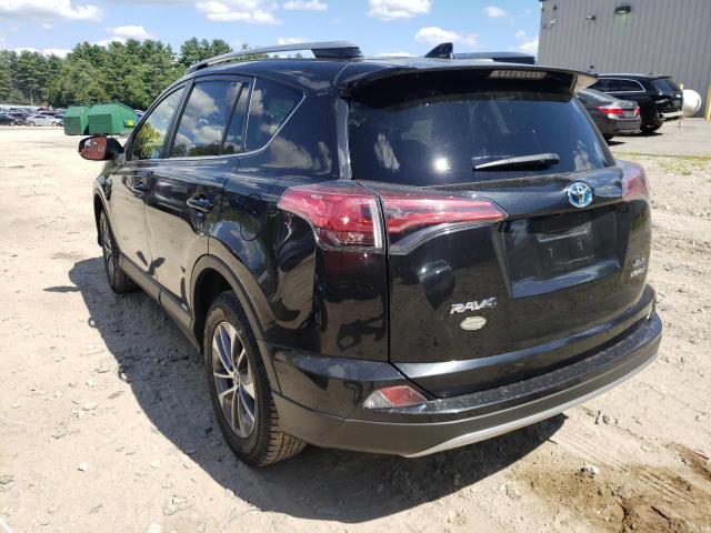 JTMRJREV7HD124929 - 2017 TOYOTA RAV4 HV LE BLACK photo 3