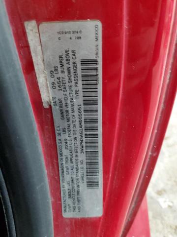 3VWPW3AG1AM005651 - 2010 VOLKSWAGEN NEW BEETLE 红色 照片 10