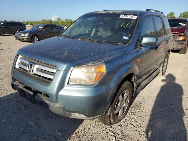 5FNYF28747B030967 - 2007 HONDA PILOT EXL GREEN photo 2