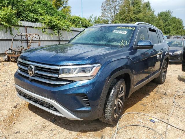 1V2TR2CA6MC530740 - 2021 VOLKSWAGEN ATLAS SEL Mavi foto 2