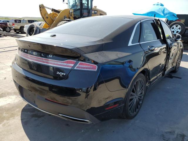 3LN6L5MUXHR650196 - 2017 LINCOLN MKZ HYBRID BLACK photo 4