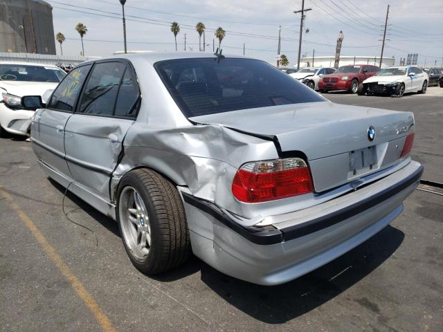 WBAGG83461DN85178 - 2001 BMW 740 I AUTO SILVER photo 3