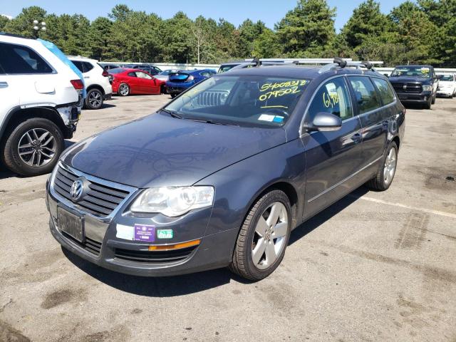 WVWXK73C09E079502 - 2009 VOLKSWAGEN PASSAT WAG GRAY photo 2