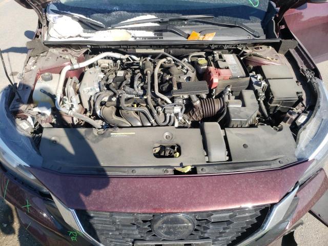 3N1AB8CV0LY274428 - 2020 NISSAN SENTRA SV BURGUNDY photo 7