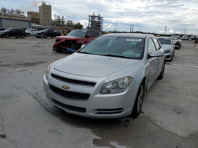 1G1ZC5EU9BF327867 - 2011 CHEVROLET MALIBU 1LT ვერცხლისფერი ფოტო 2