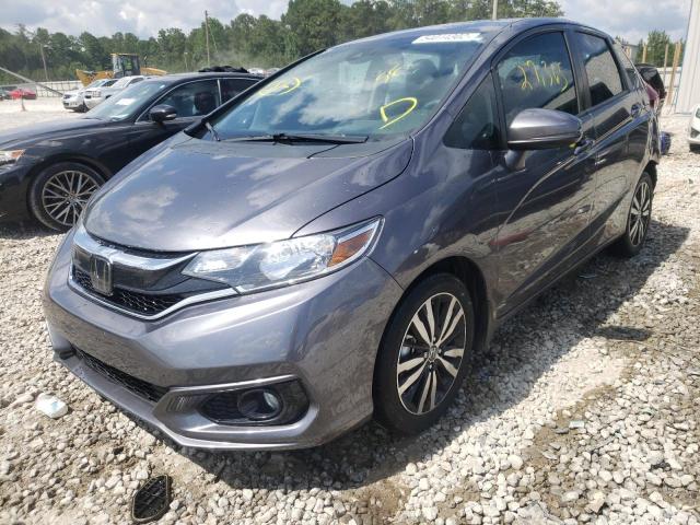 3HGGK5H84KM718037 - 2019 HONDA FIT EX GRAY photo 2