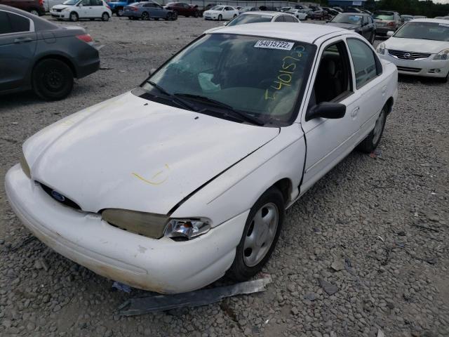 1FALP6538VK131855 - 1997 FORD CONTOUR BA WHITE photo 2