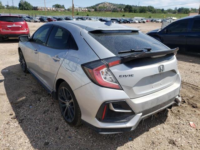 SHHFK7H49MU227990 - 2021 HONDA CIVIC SPOR SILVER photo 3