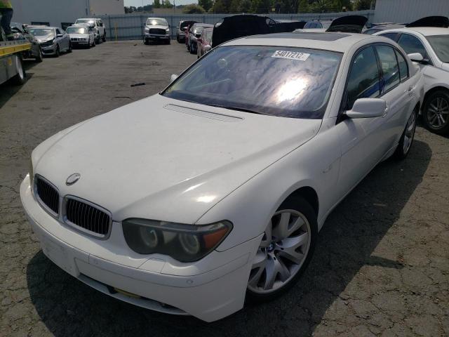 WBAGL63525DP75364 - 2005 BMW 745 I WHITE photo 2