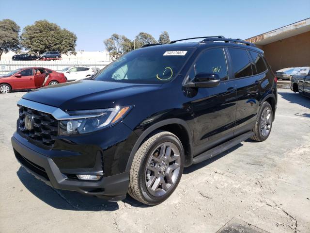 5FNYF7H5XNB003359 - 2022 HONDA PASSPORT E 黑色 照片 2