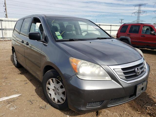 5FNRL3H2XAB013315 - 2010 HONDA ODYSSEY LX GRAY photo 1