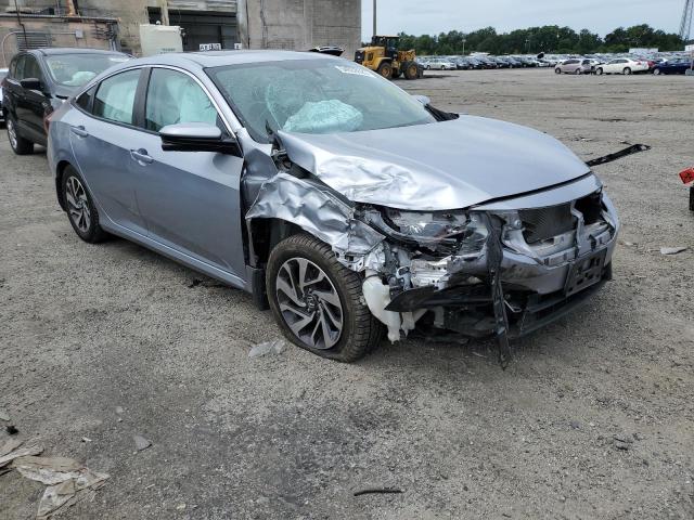 2HGFC2F75JH606555 - 2018 HONDA CIVIC EX SILVER photo 1