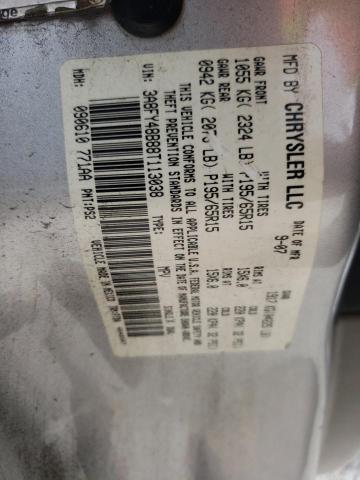 3A8FY48B88T113038 - 2008 CHRYSLER PT CRUISER  photo 10