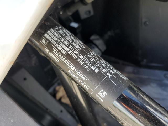 57XAASGD2N8150889 - 2022 POLARIS SLINGSHOT SILVER photo 10