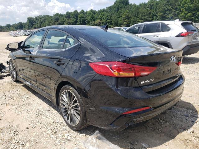 KMHD04LB9JU703401 - 2018 HYUNDAI ELANTRA SP BLACK photo 3