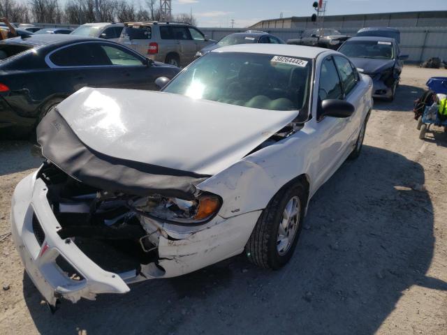 1G2NF52E24C247281 - 2004 PONTIAC GRAND AM S WHITE photo 2