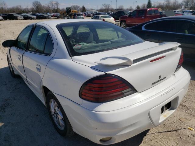 1G2NF52E24C247281 - 2004 PONTIAC GRAND AM S WHITE photo 3