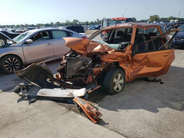 KL1TD66637B770120 - 2007 CHEVROLET AVEO BASE ORANGE photo 2