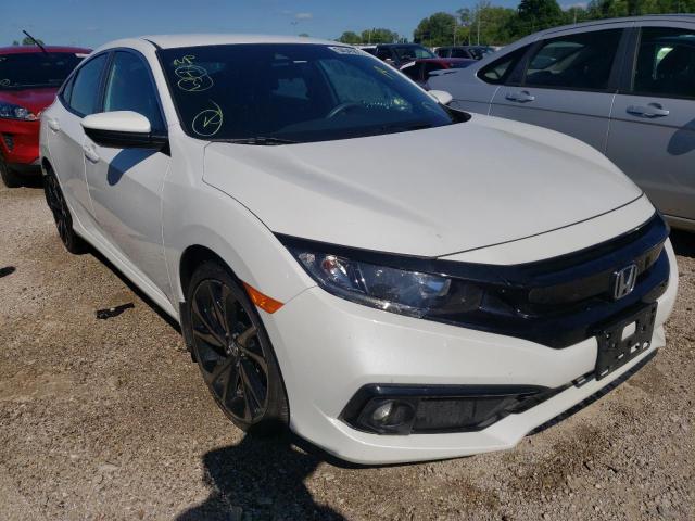 2HGFC2F89MH538029 - 2021 HONDA CIVIC SPOR WHITE photo 1