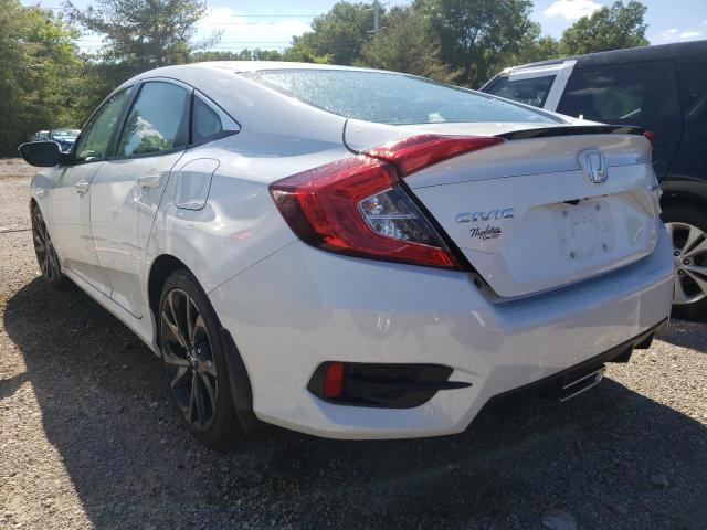 2HGFC2F89MH538029 - 2021 HONDA CIVIC SPOR WHITE photo 3