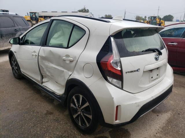 JTDKDTB34K1622619 - 2019 TOYOTA PRIUS C WHITE photo 3