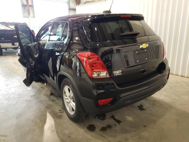 3GNCJKSB0KL256981 - 2019 CHEVROLET TRAX LS BLACK photo 3