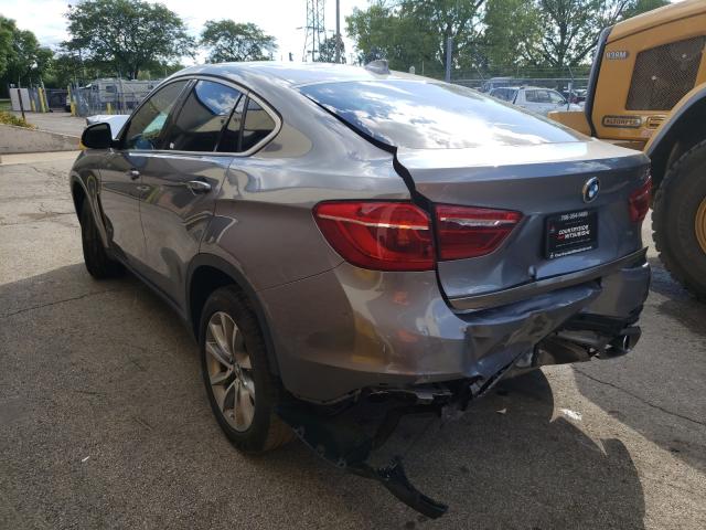 5UXKU2C39H0U29582 - 2017 BMW X6 XDRIVE3 GRAY photo 3