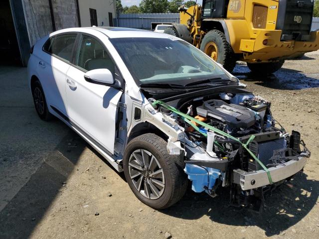 KMHC85LJ4LU063585 - 2020 HYUNDAI IONIQ LIMI WHITE photo 1