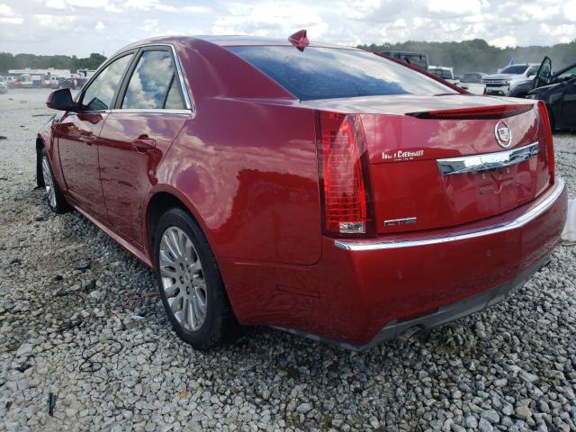 1G6DP5ED0B0112244 - 2011 CADILLAC CTS PREMIU MAROON photo 3