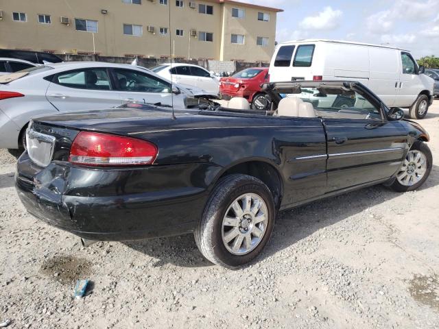 1C3EL65R86N239643 - 2006 CHRYSLER SEBRING LI BLACK photo 4