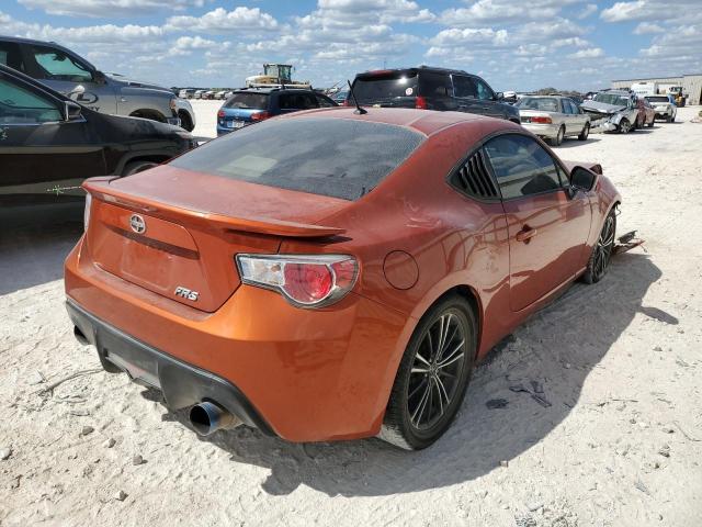 JF1ZNAA12D2725704 - 2013 TOYOTA SCION FR-S ORANGE photo 4