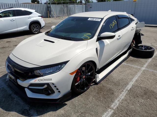 SHHFK8G71LU201674 - 2020 HONDA CIVIC TYPE WHITE photo 2