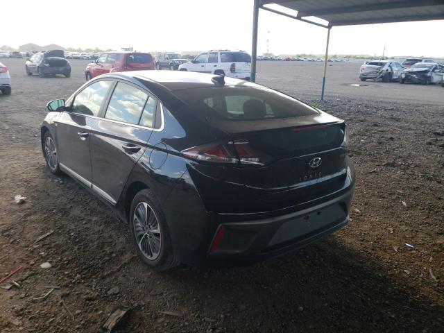 KMHC75LD3MU255546 - 2021 HYUNDAI IONIQ SEL BLACK photo 3