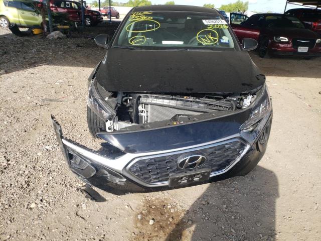 KMHC75LD3MU255546 - 2021 HYUNDAI IONIQ SEL BLACK photo 9