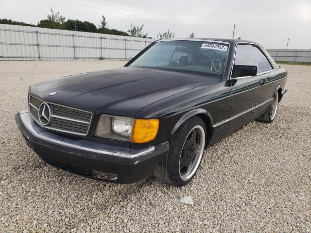 WDBCA43A1CB001087 - 1982 MERCEDES-BENZ 380 SEC BLACK photo 2